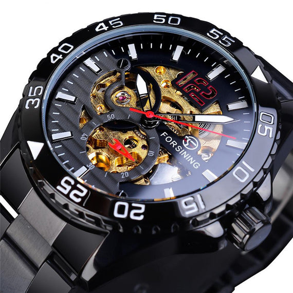 European And American Style Men'S Fashion Casual Hollow Watch