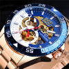 European And American Style Men'S Fashion Casual Hollow Watch