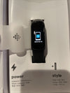 Fitbit Inspire 3 black with midnight Zen band.